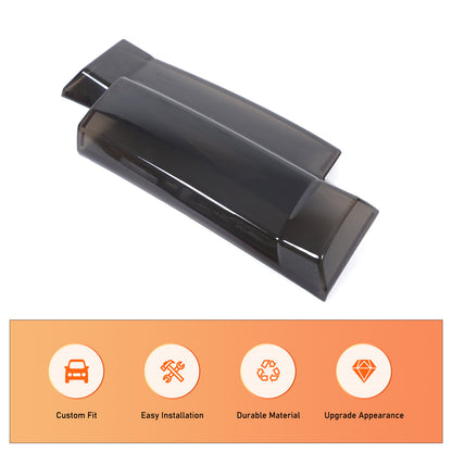 Black Smoked Front Headlight Len Cover For Toyota Land Cruiser LC250 24+ 14