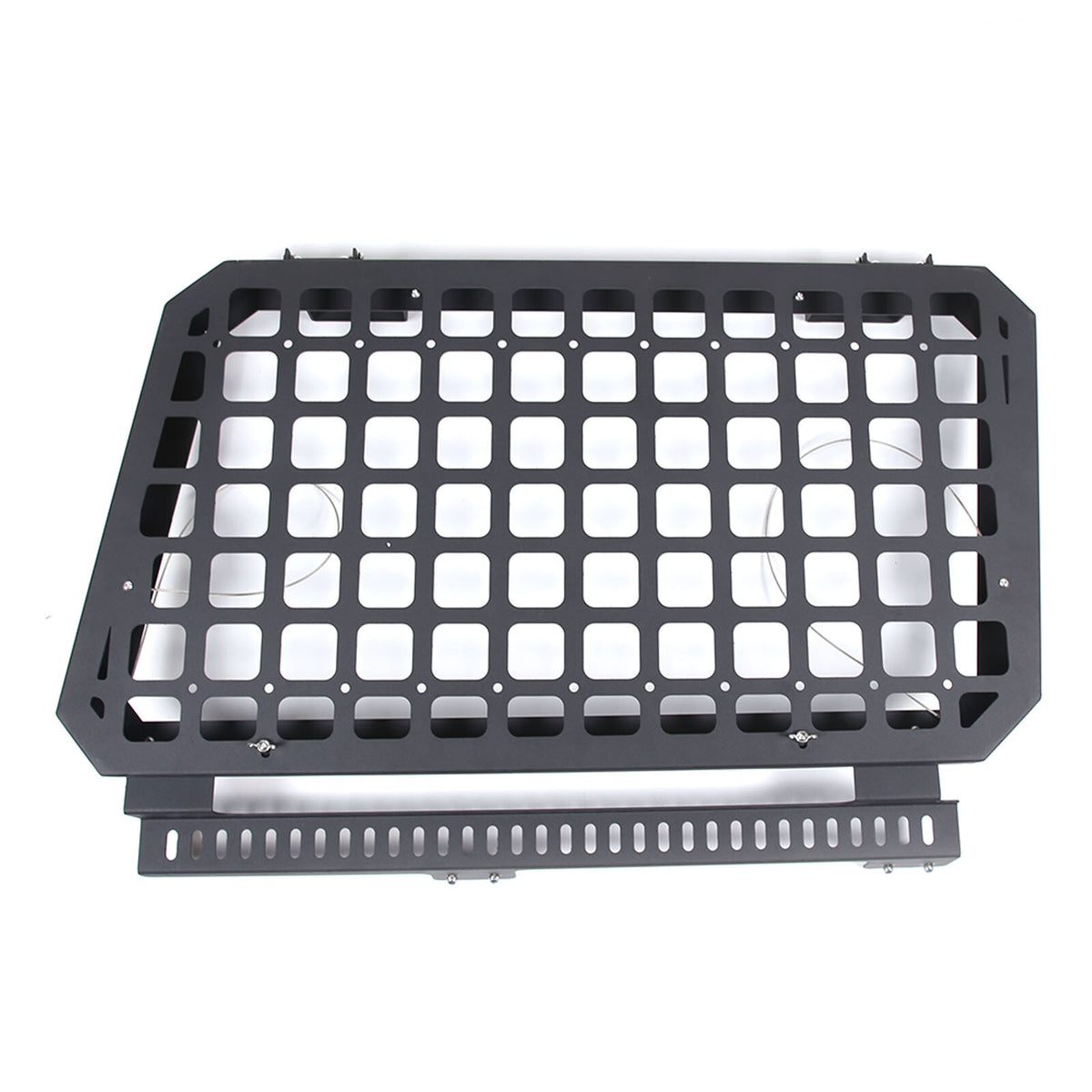 Alloy Rear Roof Climbing Ladder Rack Window Molle Panel For Hummer H2 2003-09 38