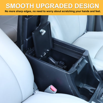 Locking Center Armrest Vault Safe Storage Box For Toyota Prado FJ120 03-09 15