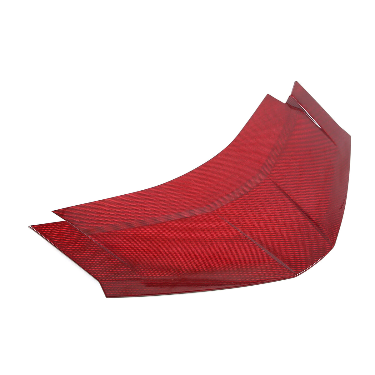 Red Real Carbon Fiber Rear Window Lower Trim Cover For Corvette C8 Coupe 2020-26 13