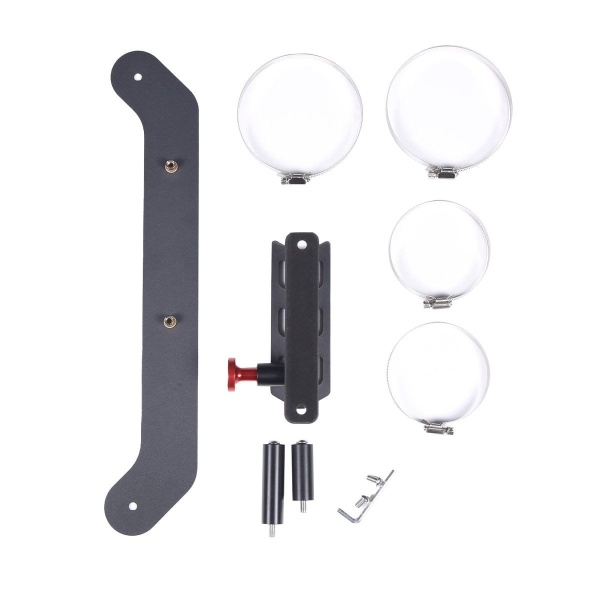 Black Steel Trunk Fire Extinguisher Bracket Holder For Toyota FJ Cruiser 2007-21 10