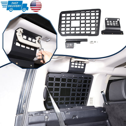 For Land Rover LR3 LR4 L319 04-16 Left Rear Window Molle Panel Modular Storage 1