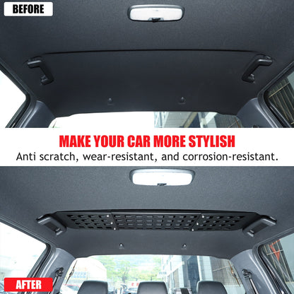 Alloy Rear Roof Hanging Storage Rack Molle Panel For Ford Ranger T6 2015-2021 8