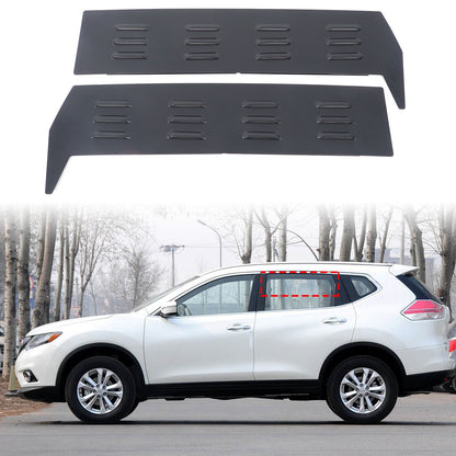 Aluminum Door Window Louver Air Vent Panel Trim Cover For Nissan X-Trail 2014+ 2