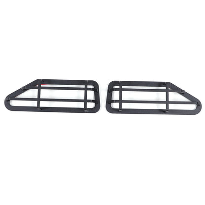 Black Steel Front Turn Signal Light Cover Trim For Honda Pilot 2003-2008 9