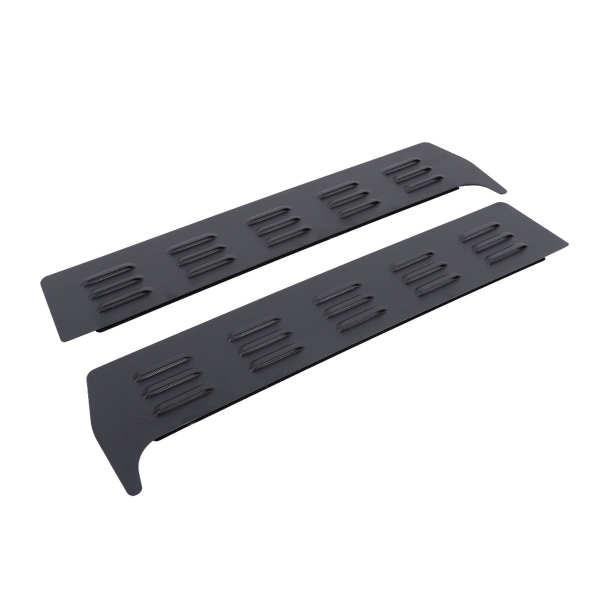 Black Rear Door Window Louver Air Vent Panel Trim Cover For Kia Soul 2009-2013 18