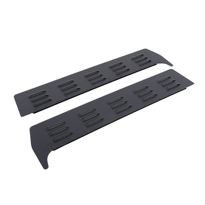 Black Rear Door Window Louver Air Vent Panel Trim Cover For Kia Soul 2009-2013 18