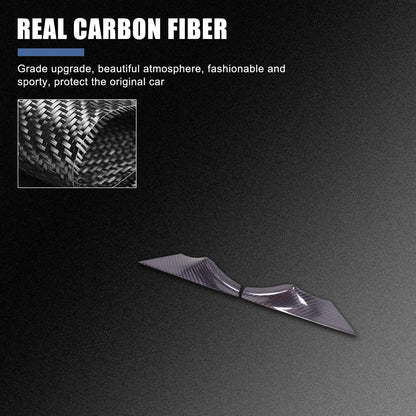 Real Carbon Fiber Interior Door Handle Panel Cover Trim For BMW 5 Series G60 24+ 16