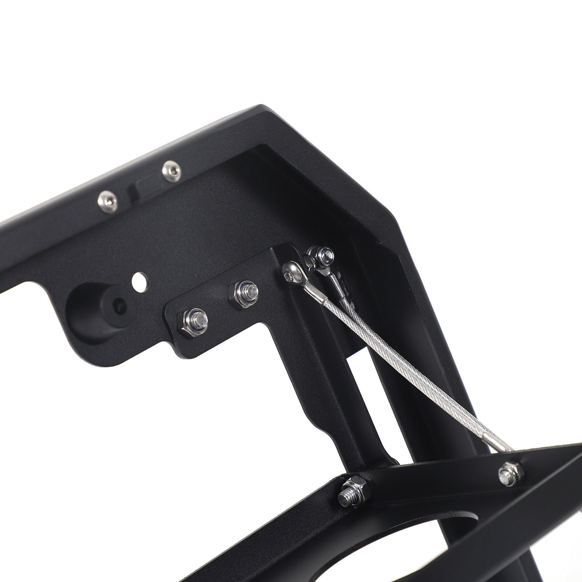 Alloy Rear Tailgate Shelf Rack Foldable Table For Land Rover Defender 2020-24 US 11