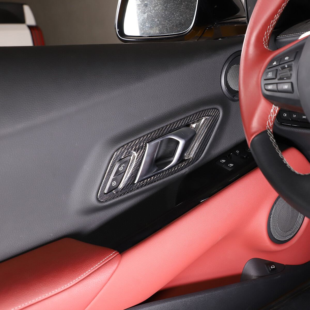 Real Carbon Fiber Full Interior Set Decor Trim Kit For Toyota Supra A90 MK5 19+ 214