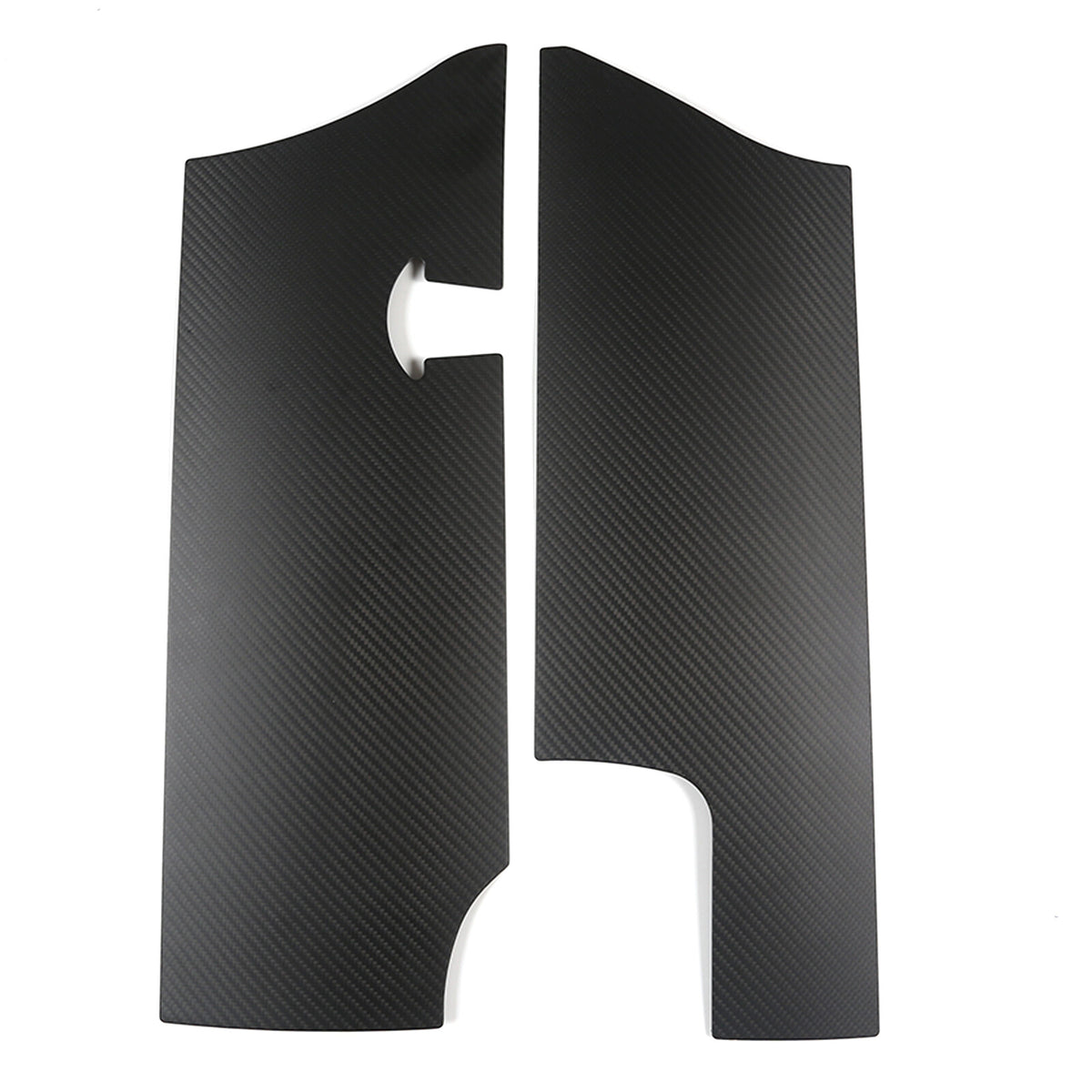 Matte Real Carbon Fiber Engine hood Protection Cover Trim for corvette C6 05-13 12