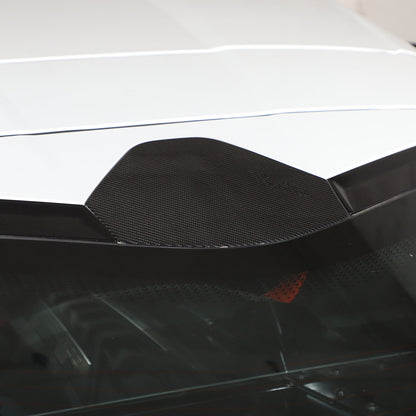 Real Carbon Fiber Rear Window Decklid Cover For Corvette C8 Coupe 2020-26 US 4