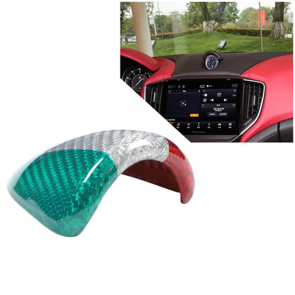 Tri-Color Center Console Clock Cover Trim For Maserati Ghibli M157 2014-2022 US 12