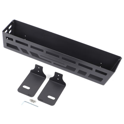 Carbon Steel & Aluminum Under Seat Storage Box Basket For Ford Maverick 2022+ 9