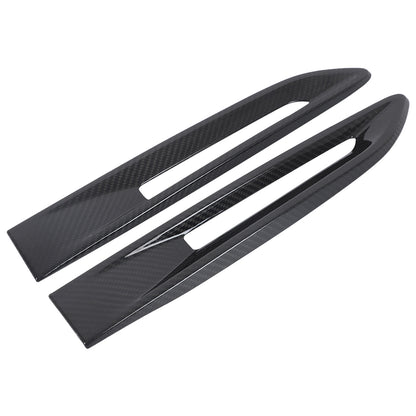 Real Carbon Fiber Side Air Vent Fender Trim For Jaguar F-pace XE XF X761 2016-20 16