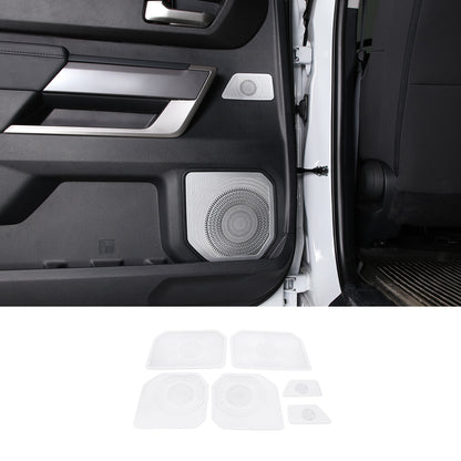 Steel Car Door Speaker Net Cover Tweeter Trim Mesh For Toyota Tun-dra 2022 1