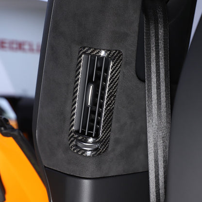 Real Carbon Fiber B Pillar Air Outlet Vent Cover For Lamborghini URUS 18-23 US 9