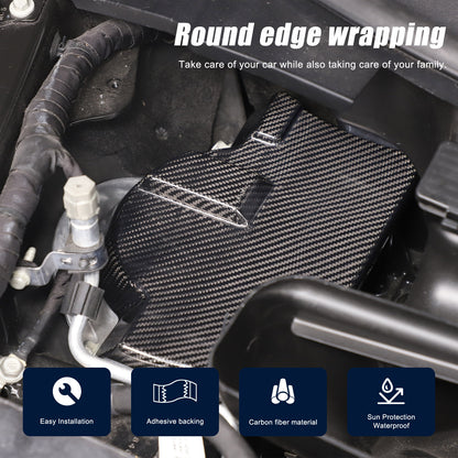 Real Carbon Fiber Front Strut/Shock Tower Cover For Corvette C8 2020-2026 18