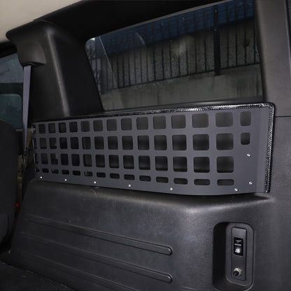 Black Alloy Trunk Right Side Fence Storage Tray Bracket For Hummer H2 2003-2007 10