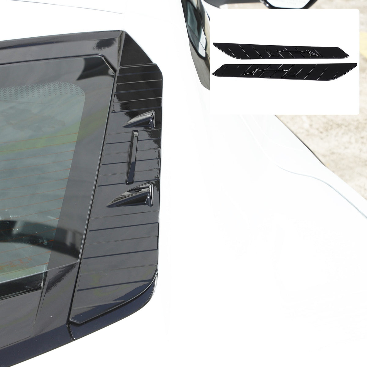 Piano Black ABS Rear Hatch Hood Wash Waterproof Seal Trim For Corvette C8 20+ US 19