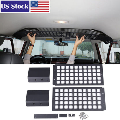 Black Alloy Steel Inner Roof MOLLE Panel Brackets For Toyota FJ Cruiser 07-21 US 1