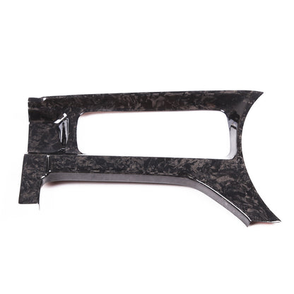 Forged Real Carbon Fiber Multimedia Panel Trim Cover For Mazda MX-5 2016+ 15