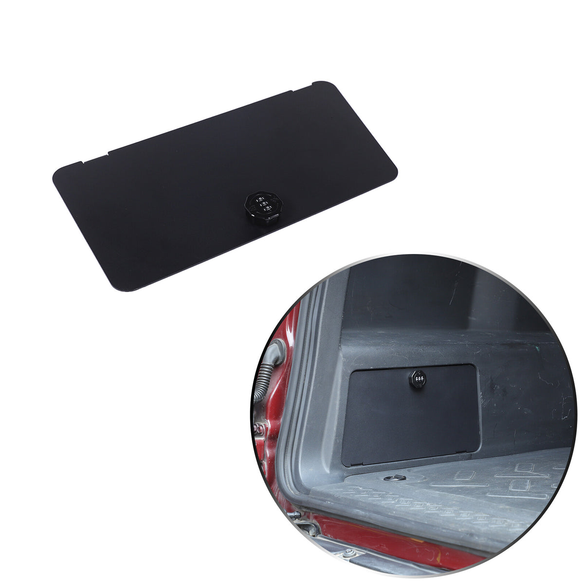 Steel Trunk Safe Left Side Storage Box Tray Vault For Toyota FJ Cruiser 2007-21 17