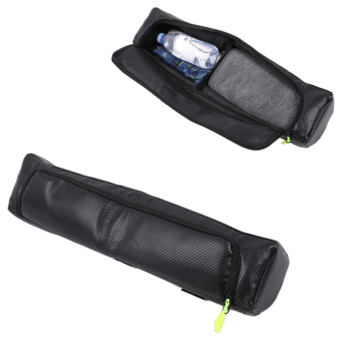 Carbon Fiber Texture Passenger Dashboard Storage Bag For LR Defender L663 2020+ 10