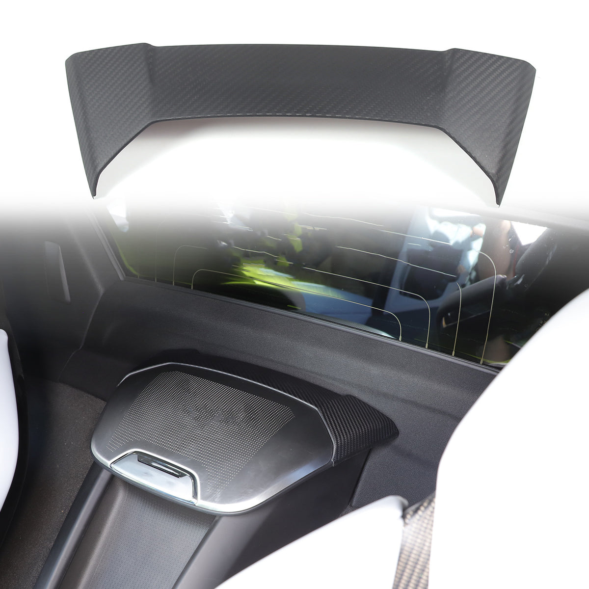 Matte Real Carbon Fiber Interior Exterior Trim Cover For Corvette C8 2020-25 62