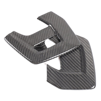Real Carbon Fiber Front Rear Door Switch Cover Trim For Lamborghini Urus 2018-21 7