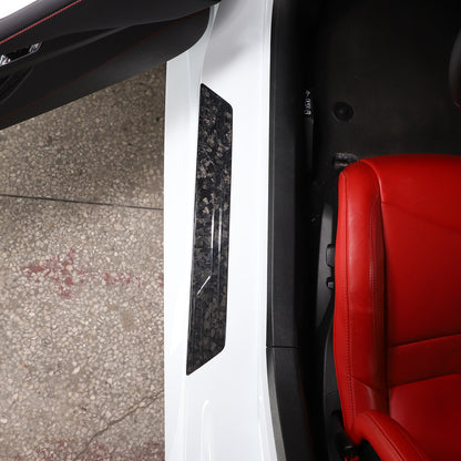 Forged Real Carbon Fiber Full Interior Set Cover Trim Kit For Corvette C8 20-25 - Variants 11-15 49