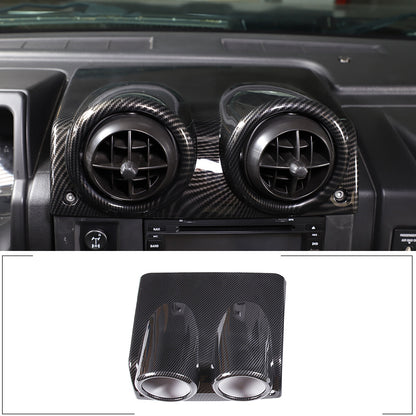 ABS Carbon Fiber Interior Full Set Panel Cover Trim Kit for Hummer H2 2003-2007 11