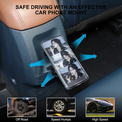 Magnetic Rear Seat Extendable Phone Mount Bracket For Ford Maverick 2022+ US 19
