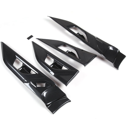 For Subaru Outback BT 2021-23 Carbon Fiber Inner Door Handle Cover Trim Frame US 7
