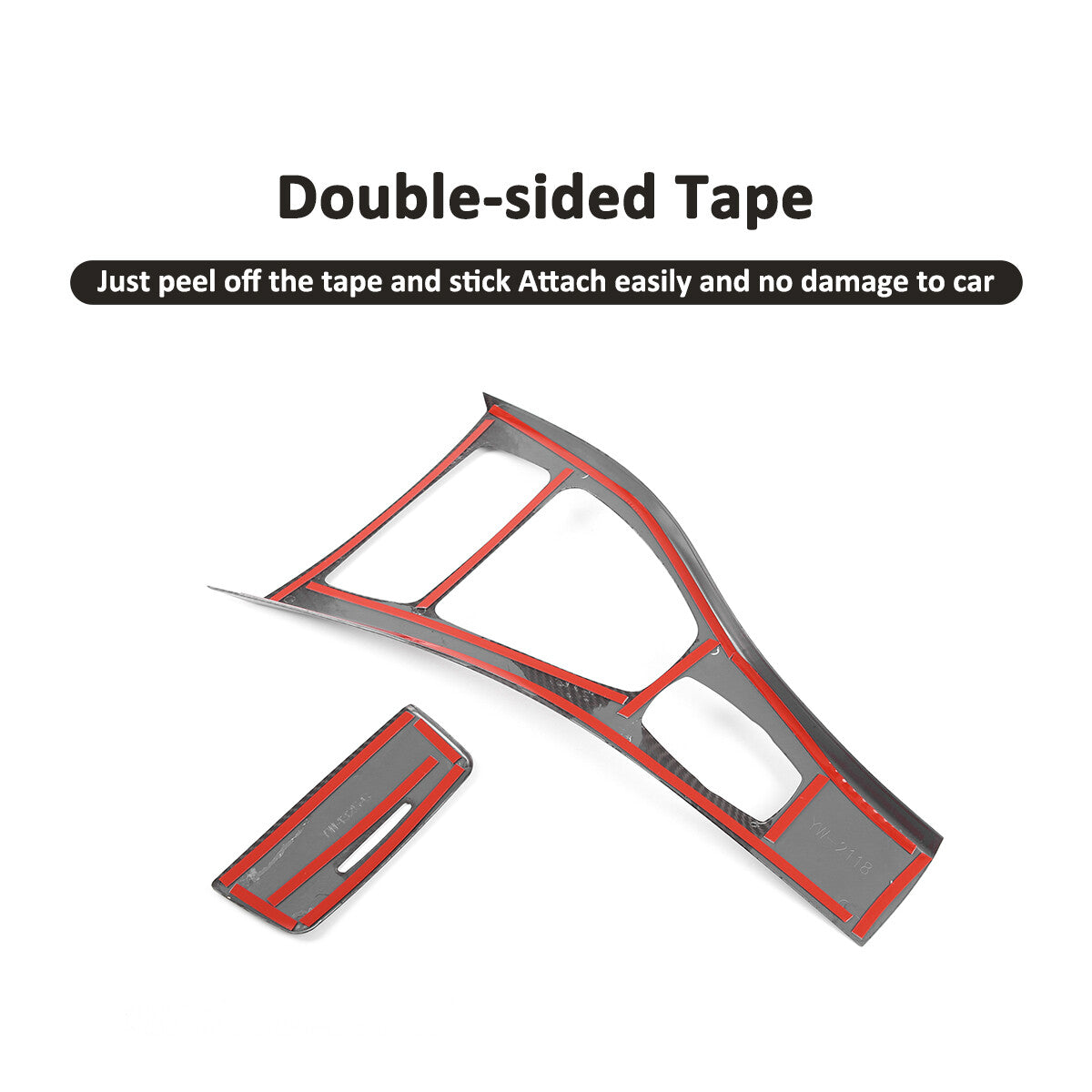 ABS Carbon Fiber Interior Dash Center trim For BMW 3 325i 328i 335i 2008-12 US 11