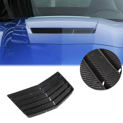 Real Carbon Fibe Front Bumper Hood Vent Louver Cover Kit For Corvette C7 2014-19 18