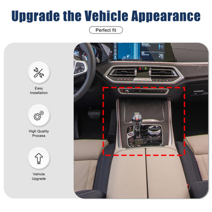 Matte Real Carbon Fiber Center Console Panel Trim For BMW X5 G05/X7 G07 2019-22 14