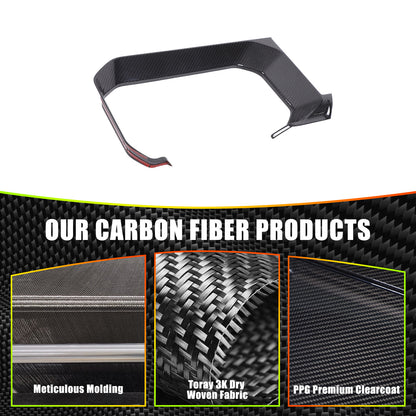 Real Carbon Fiber Dashboard Instrument Trim For Land Cruiser Prado LC250 24+ 7