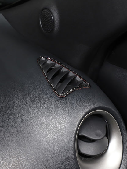 Soft Carbon Fiber Interior Center Console trim Sticker For Nissan Juke 2011-2019 215