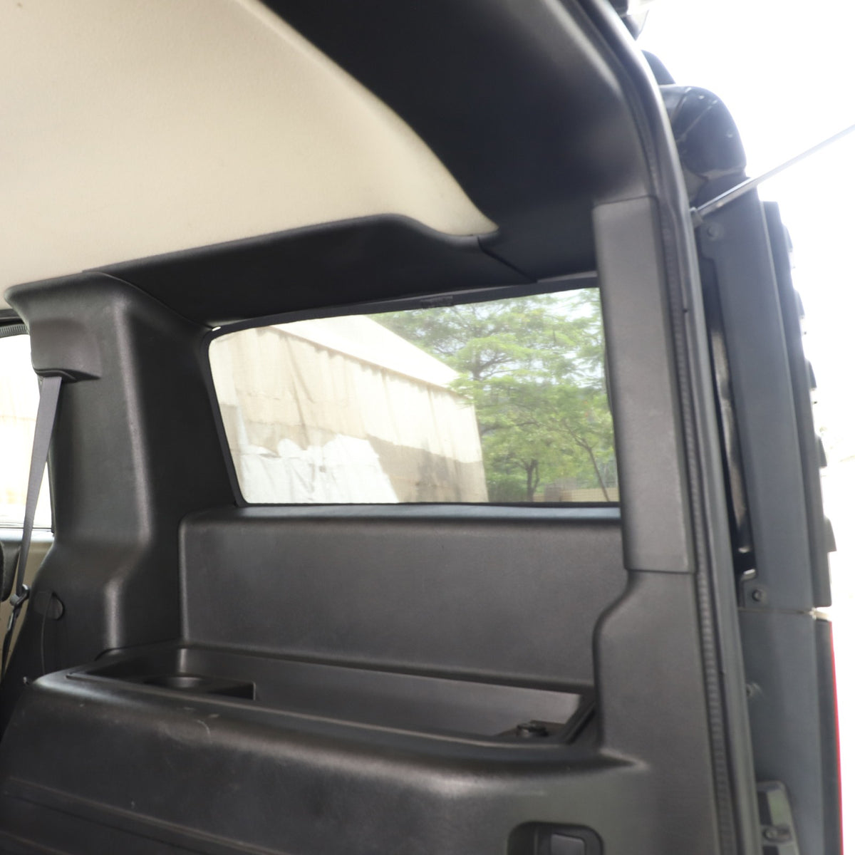 Black Rear Tailgate Window Mesh Screen Sun Shade Cover For Hummer H2 2003-2009 16