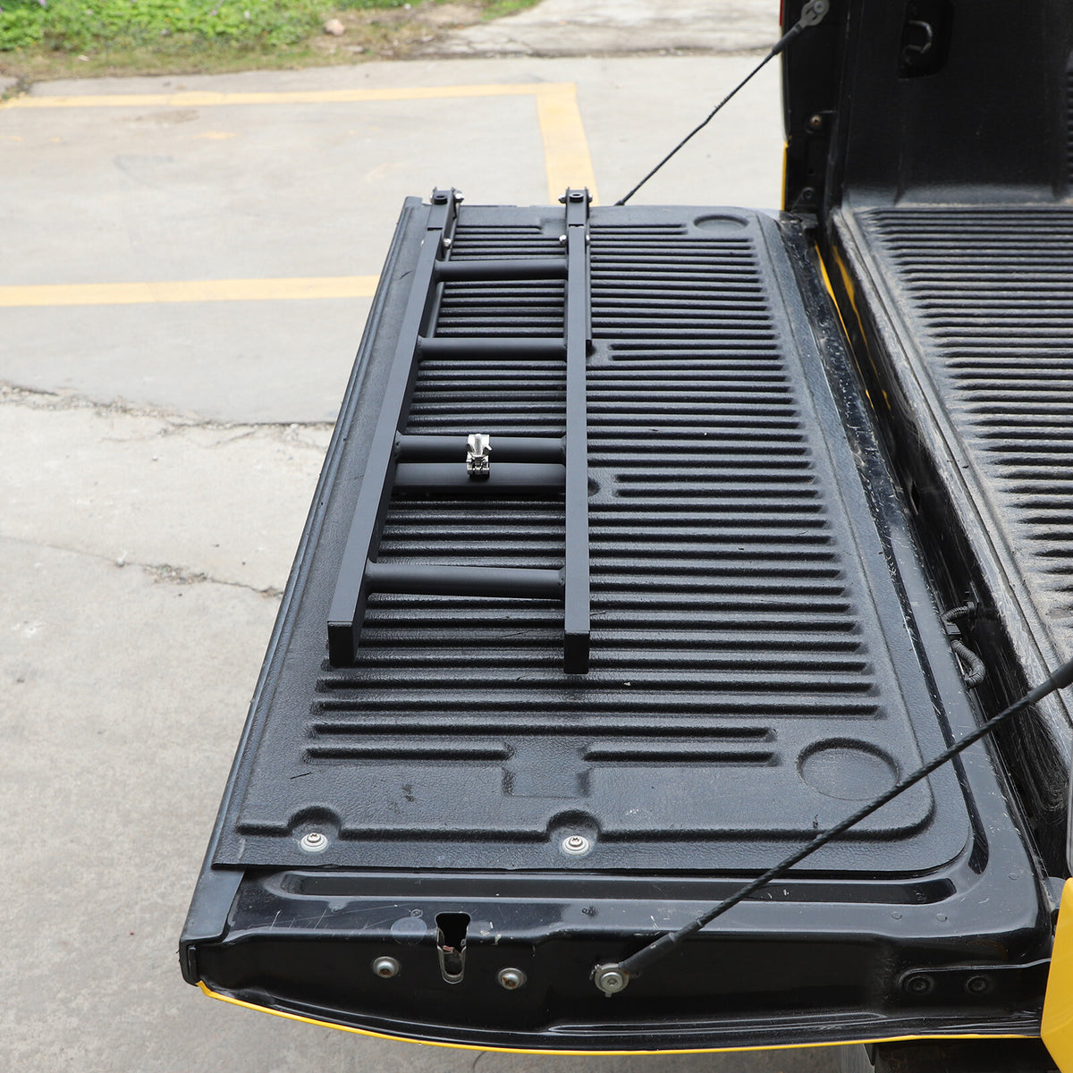 Black Alloy Truck Step Stair Tailgate Foot Ladder for TOYOTA TUNDRA 2007-2021 8