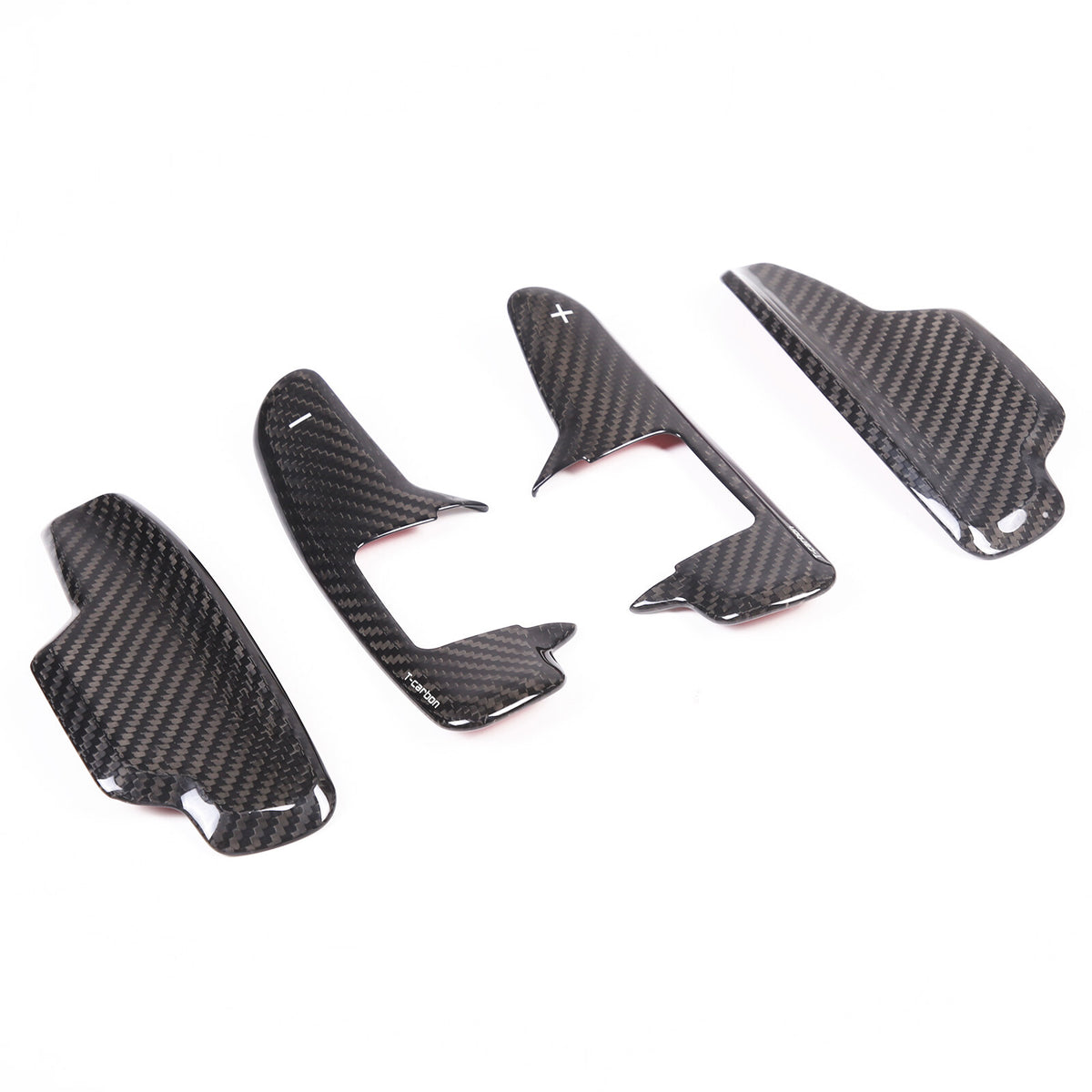 Black Real Carbon Fiber Gear Shift Paddles Paddle Shifters For Corvette C8 20-26 16