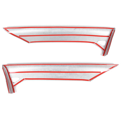 Red Real Carbon Fiber Full Interior Set Decor Trim Kit for Corvette C8 20-25 - Styles 41-45 72