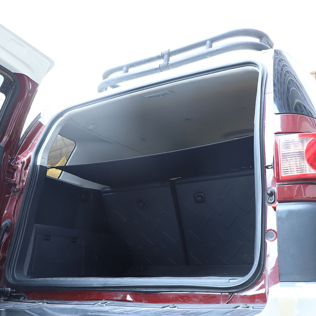 Black Rear Trunk Cargo Cover Sun Shade Sun Visor For Toyota FJ Cruiser 2007-2021 13