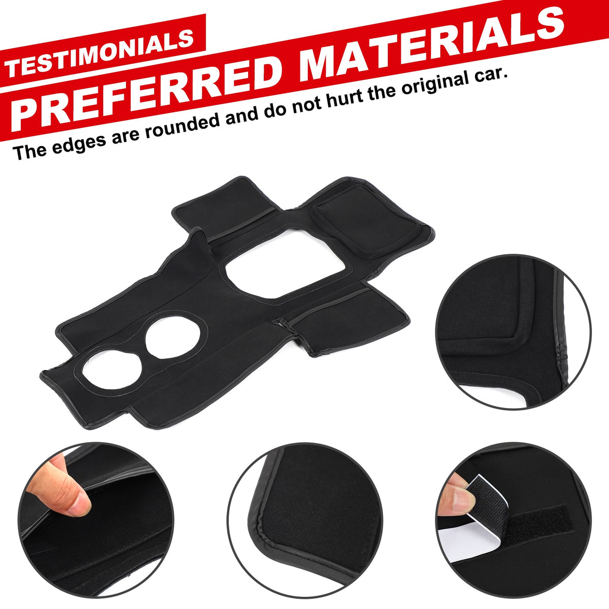 Suede Cloth Center Console Gear Shift Trim Cover For Nissan Frontier 2013-21 US 21