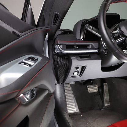 Real Carbon Fiber Interior Door Pillar Trim Cover For Corvette C8 2020+ 12