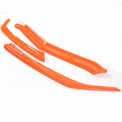 Orange Front Bumper Lip Spoiler For Corvette C8 2020-2025 11