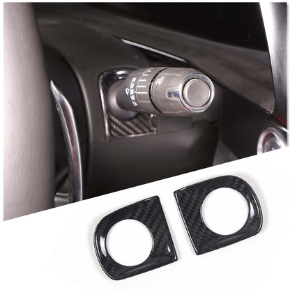 Dry Real Carbon fiber Steering Wheel Base Cover Set For Corvette C8 Z06 2020-26 13