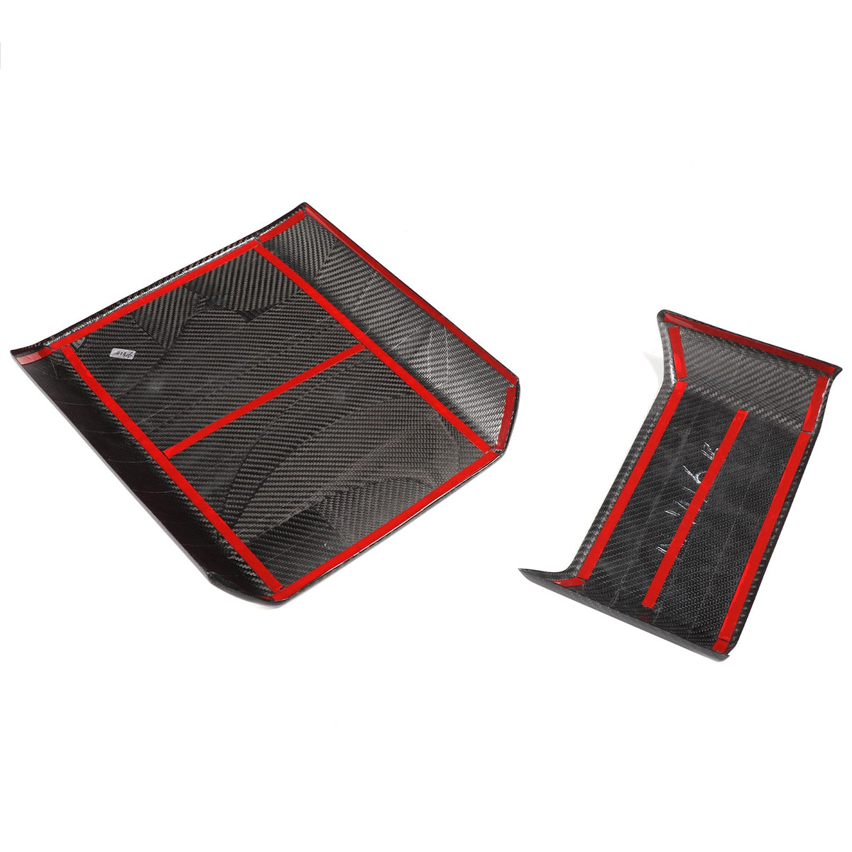 Real Dry Carbon Fiber Center Console Interior Trim For Tesla Cybertruck 2024+ 61