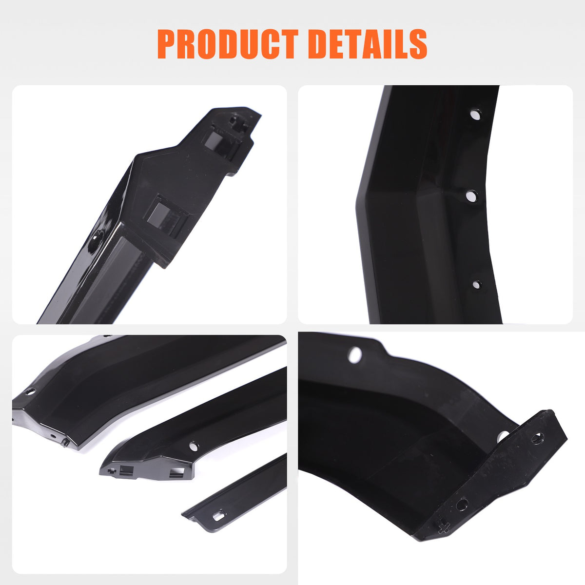 Replacement Black Front Bumper Lip Kit Splitter Exterior For Corvette C8 20+ US 5